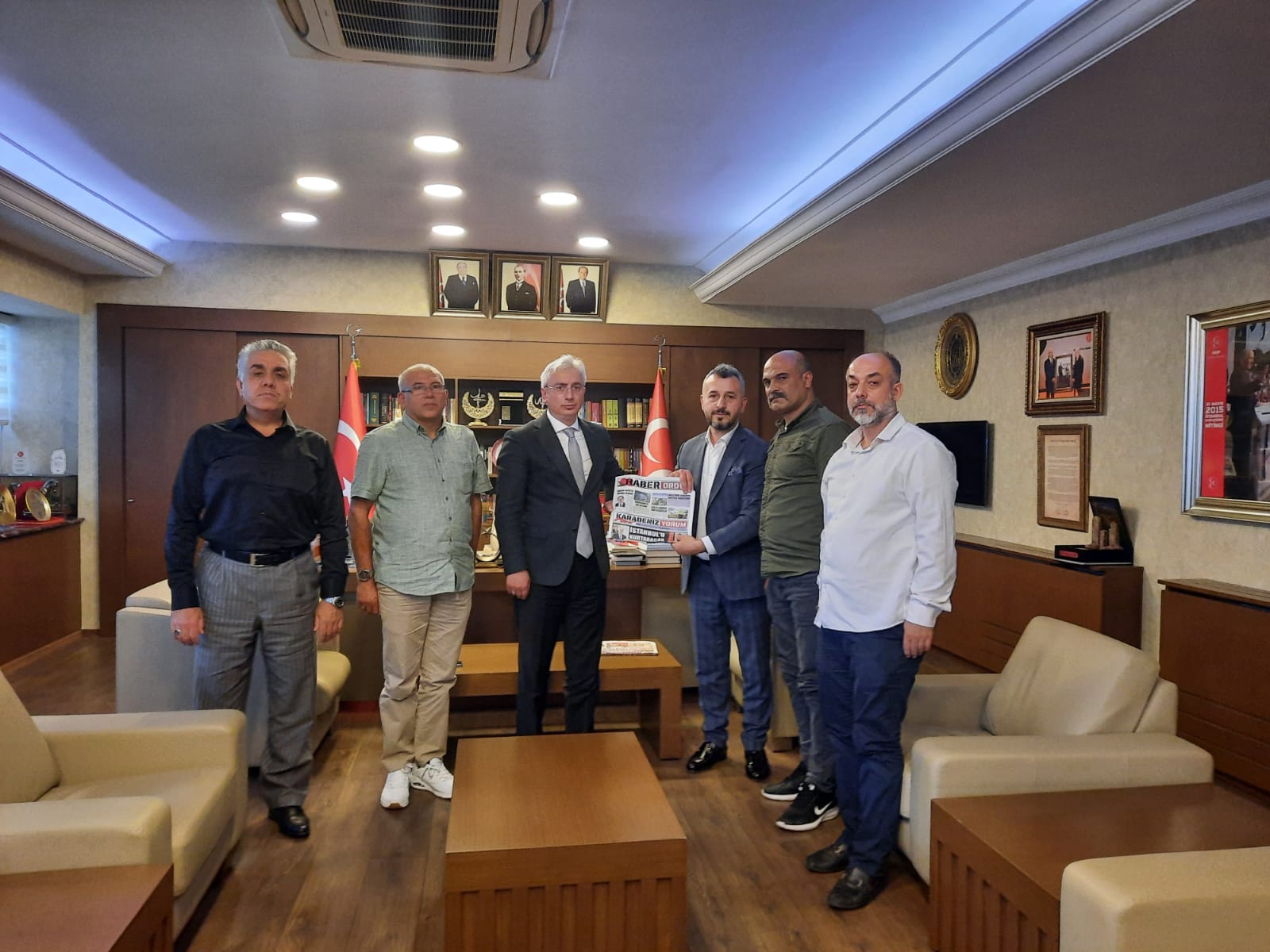 NARE MEDYA GRUBU’NDAN MHP İSTANBUL İL BAŞKANI BİROL GÜR’E ZİYARET