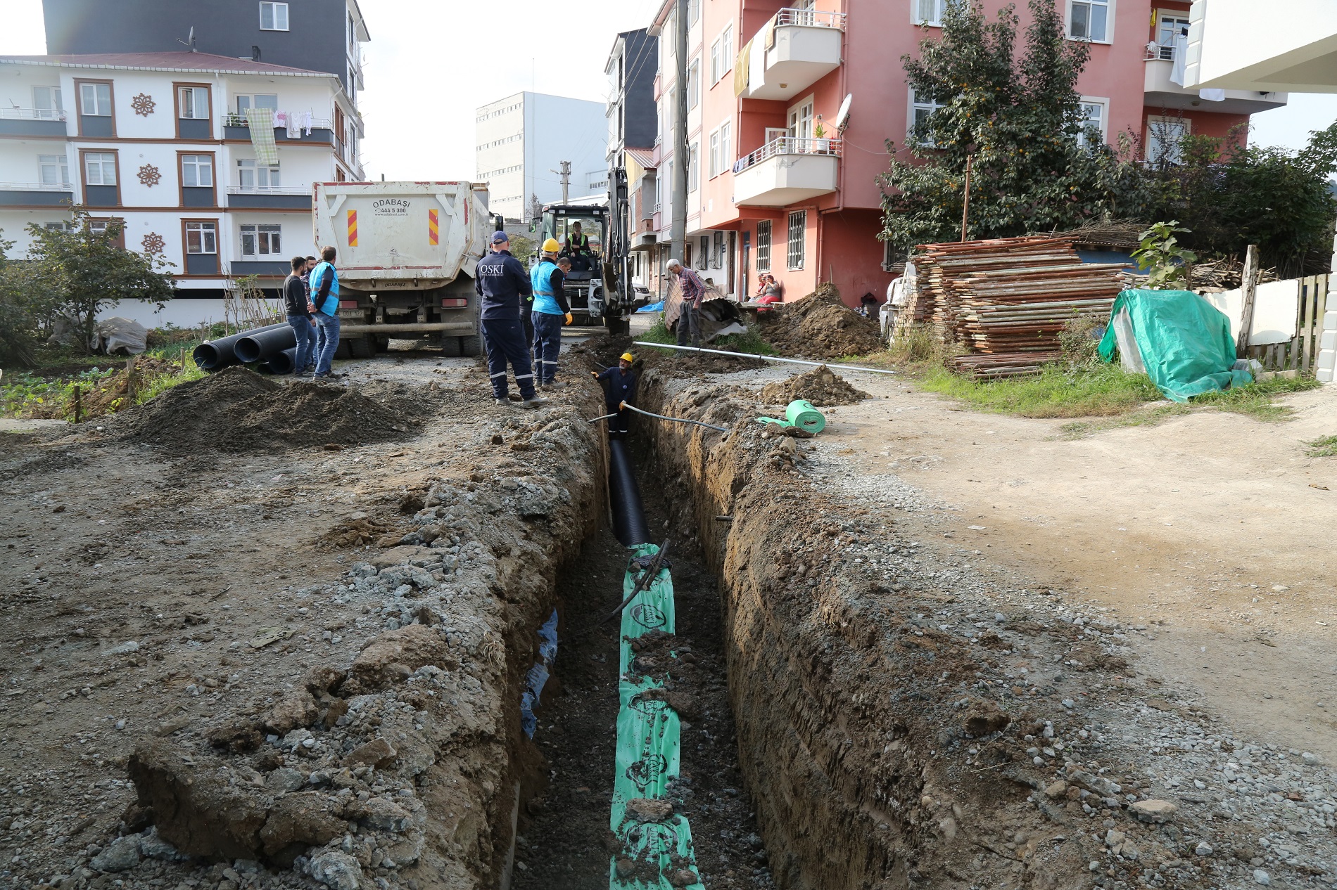 OSKİ Altyapı Yatırımlarına Devam Ediyor OSKİ Altyapı Yatırımlarına Devam Ediyor